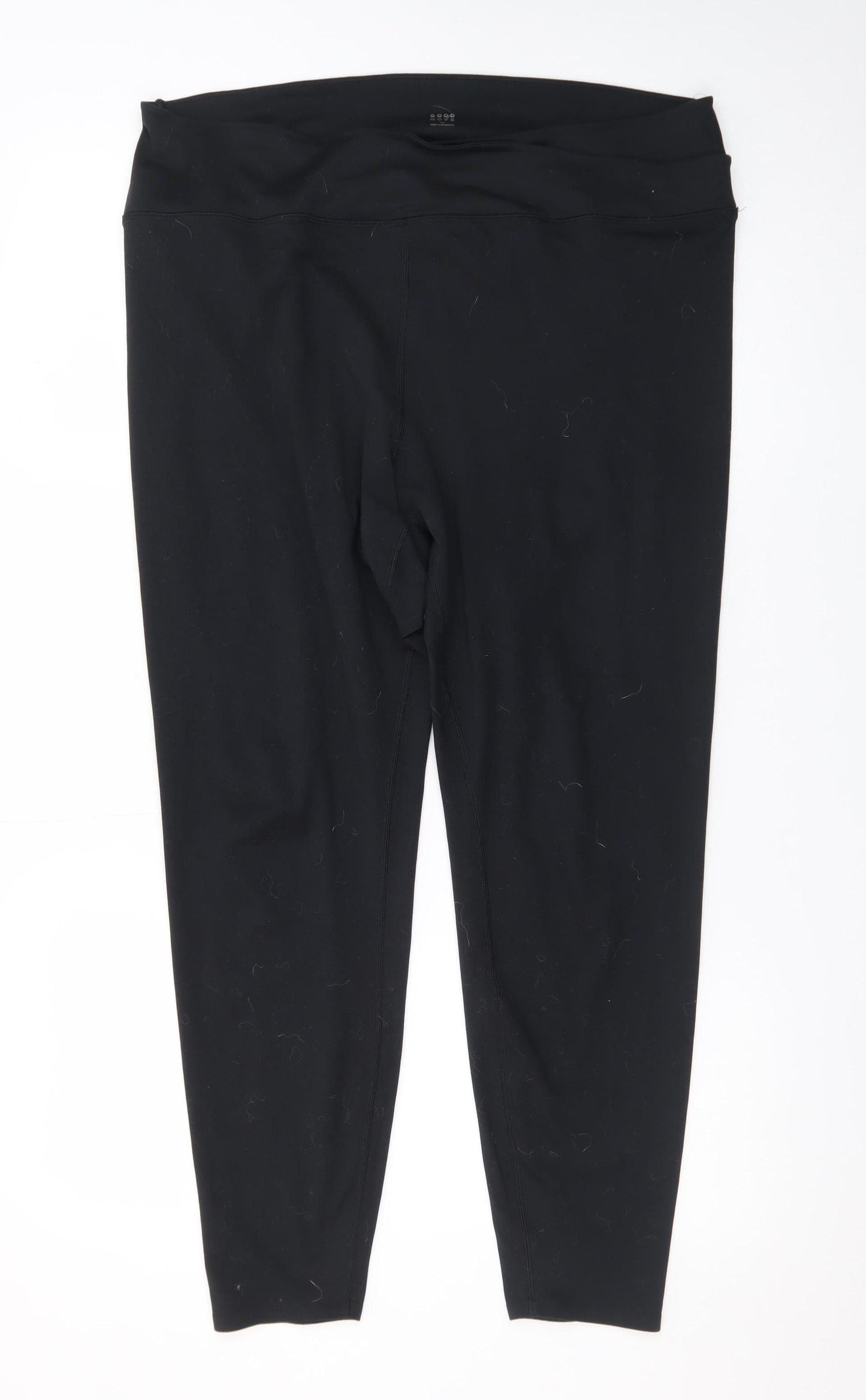 Marks and Spencer Women's Black High Rise Stretch Leggings Size 20