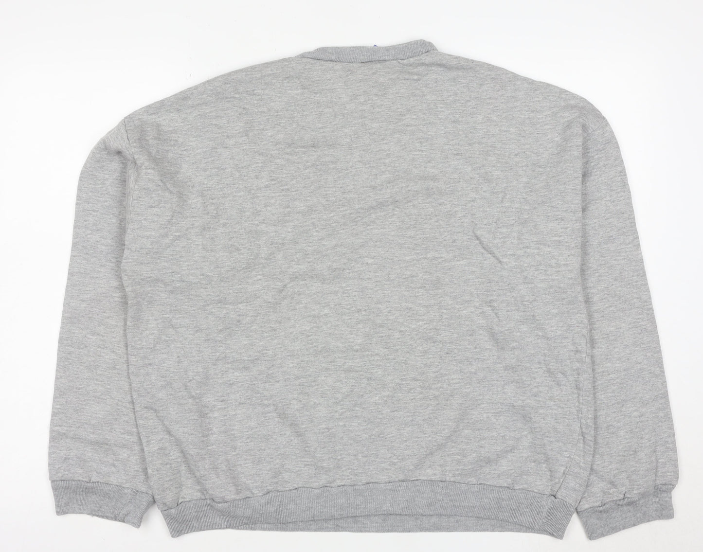 Yazzarmt Men's Grey Costa del Sol Graphic Sweatshirt Size S Crew Neck