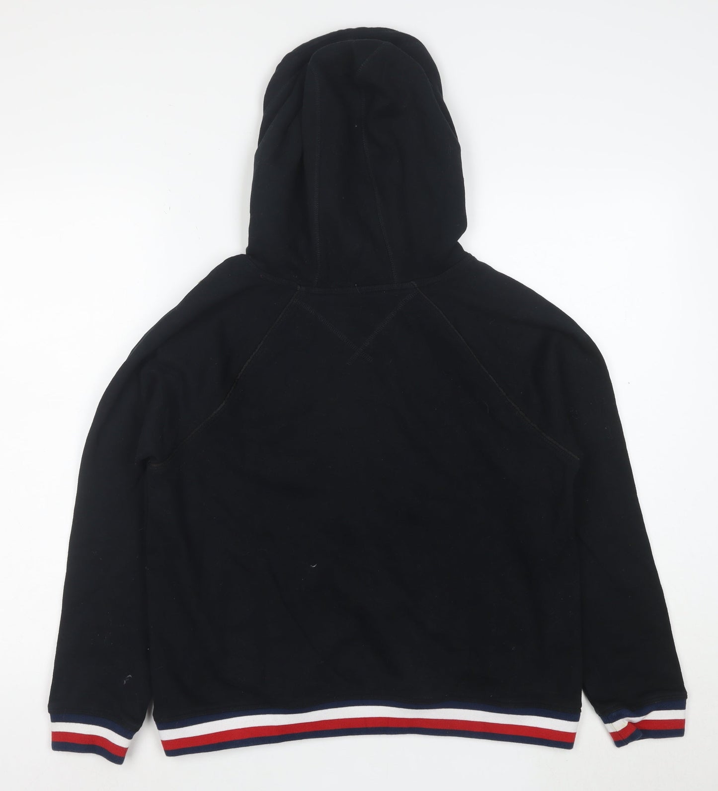 Tommy Hilfiger Sport Womens Black Hoodie Medium Drawstring Pullover
