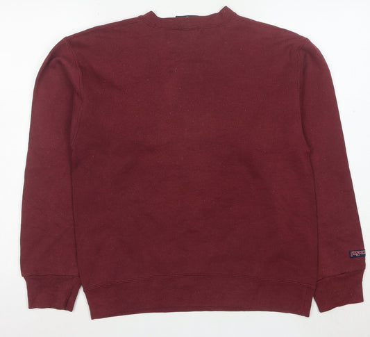 JanSport Men’s Red Mississippi State Sweatshirt M Graphic Pullover