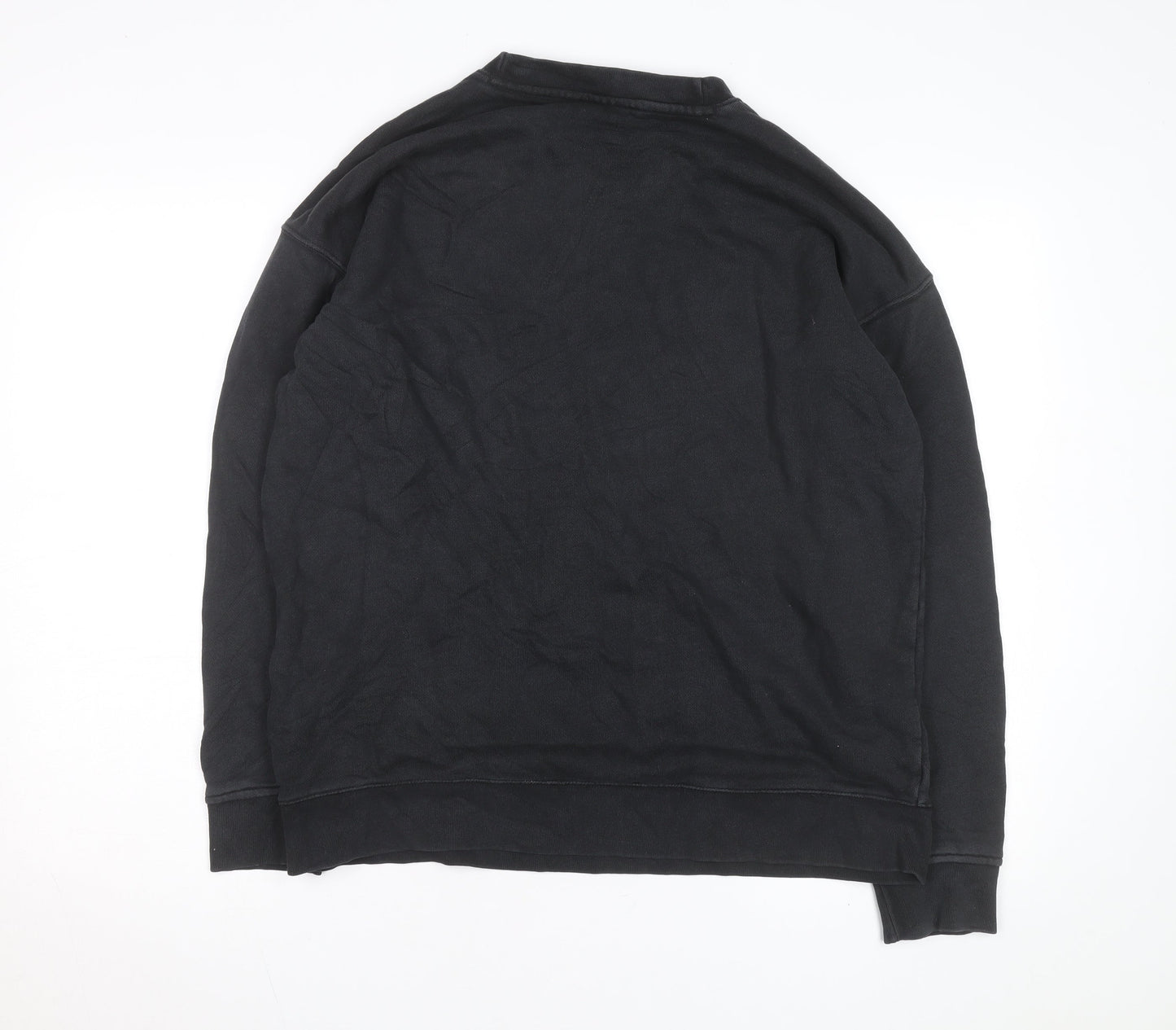 Adidas Womens Black Size 16 Crew Neck Pullover Sweatshirt
