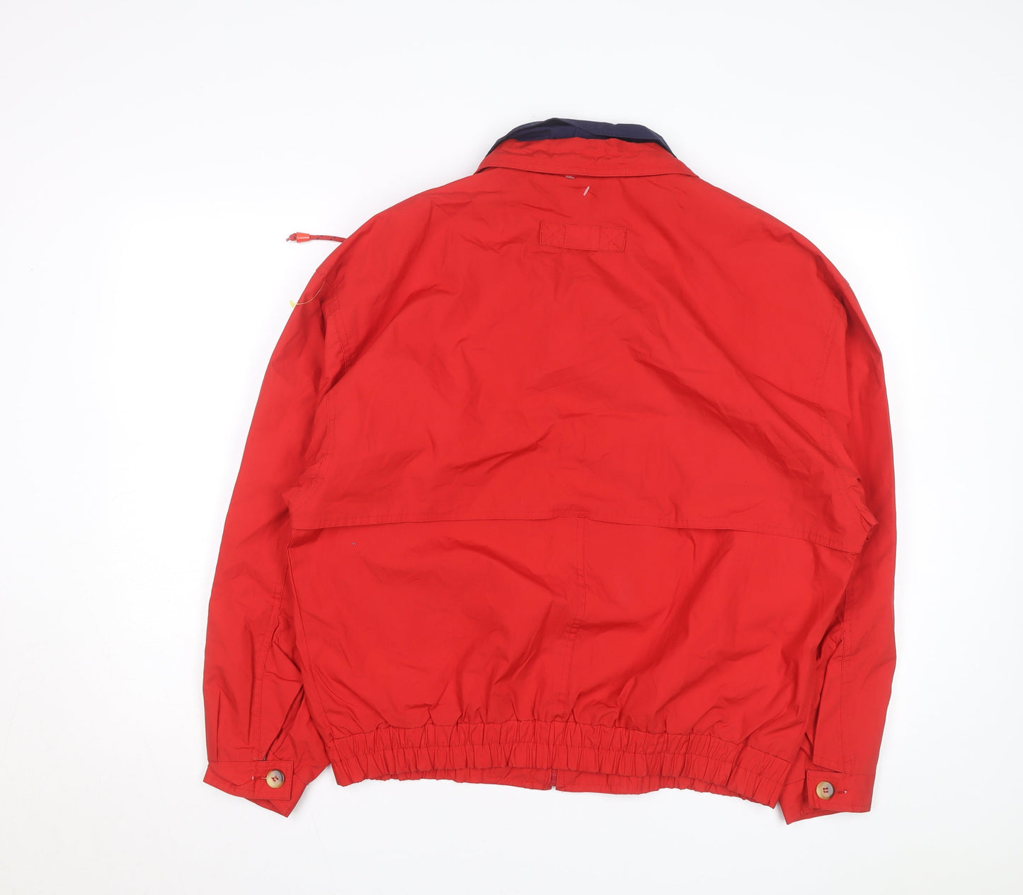Gear Men's Red Windbreaker Jacket S Vintage Nautical Logo
