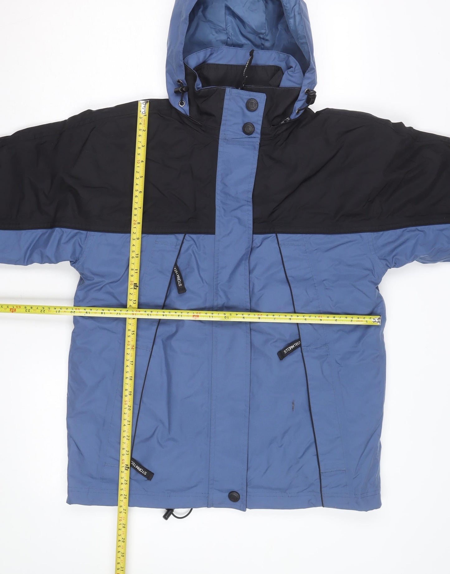 Stormtech Men's Blue Waterproof Hooded Parka Jacket Size S