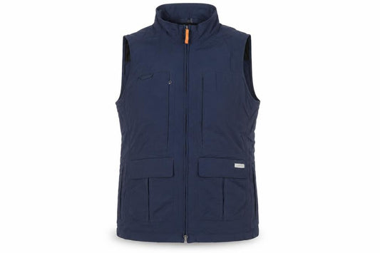 Columbia Womens Blue L Bodywarmer Outdoor Waistcoat Lined Zip Pockets
