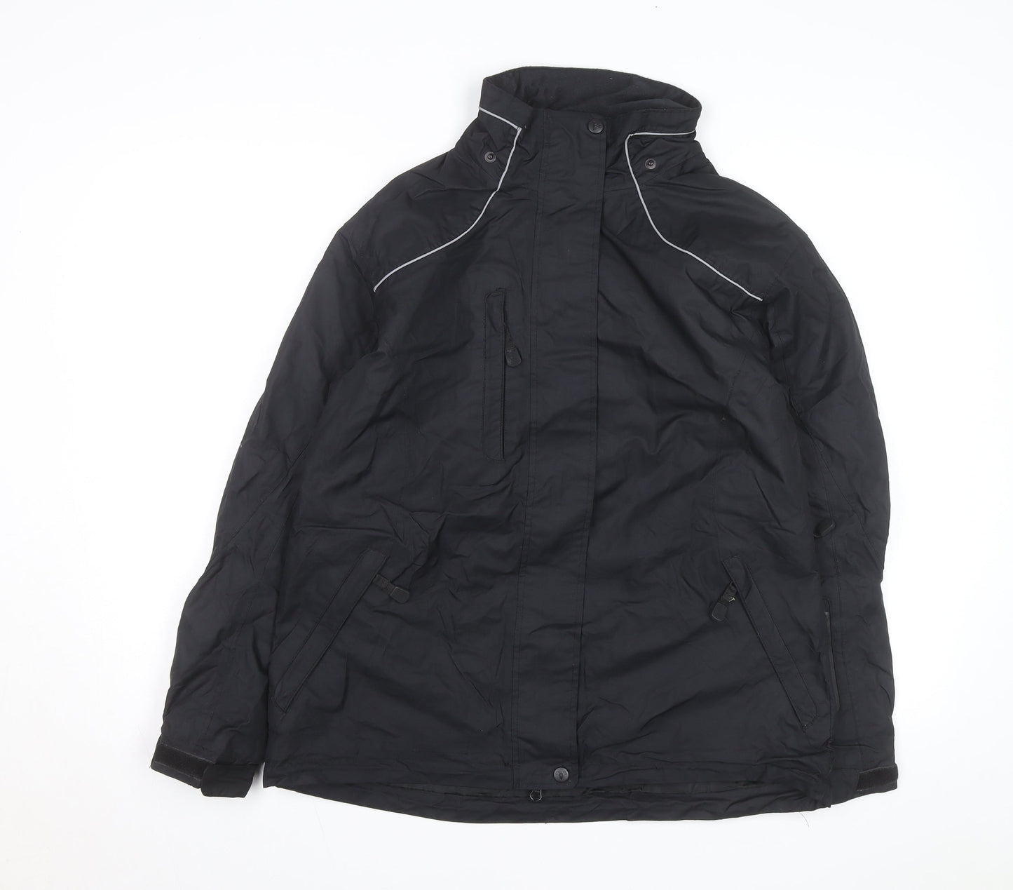 Viking Mens Black L Waterproof Windproof Creekside Rain Jacket