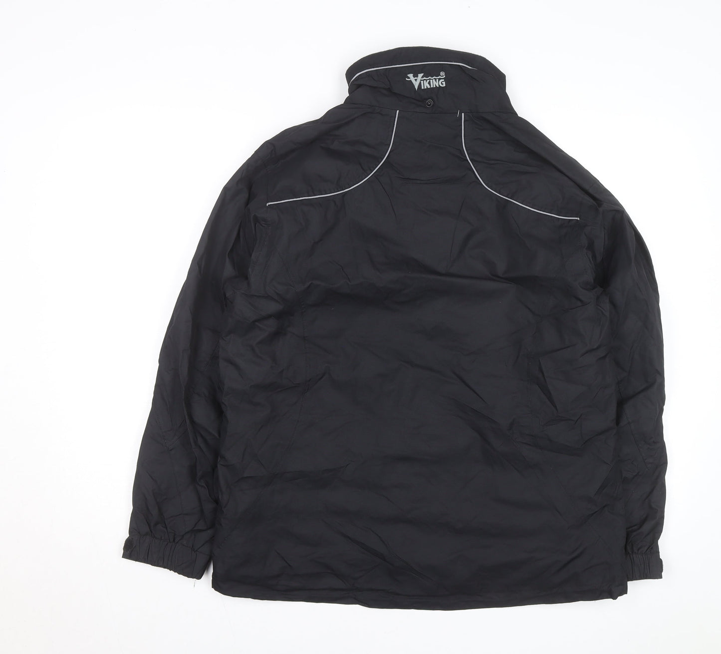 Viking Mens Black L Waterproof Windproof Creekside Rain Jacket