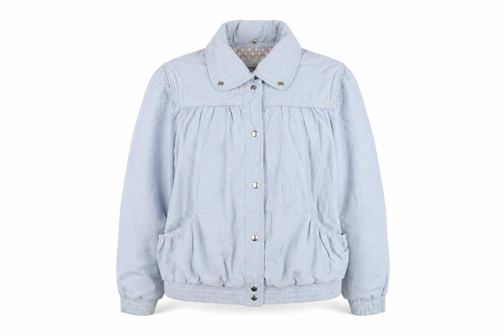 Current Seen Men's Blue Cotton L Casual Basic Jacket