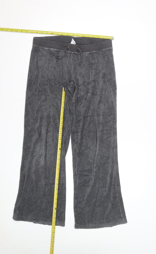 GAP Women’s Grey Jersey Wide-Leg Sweatpants Size S