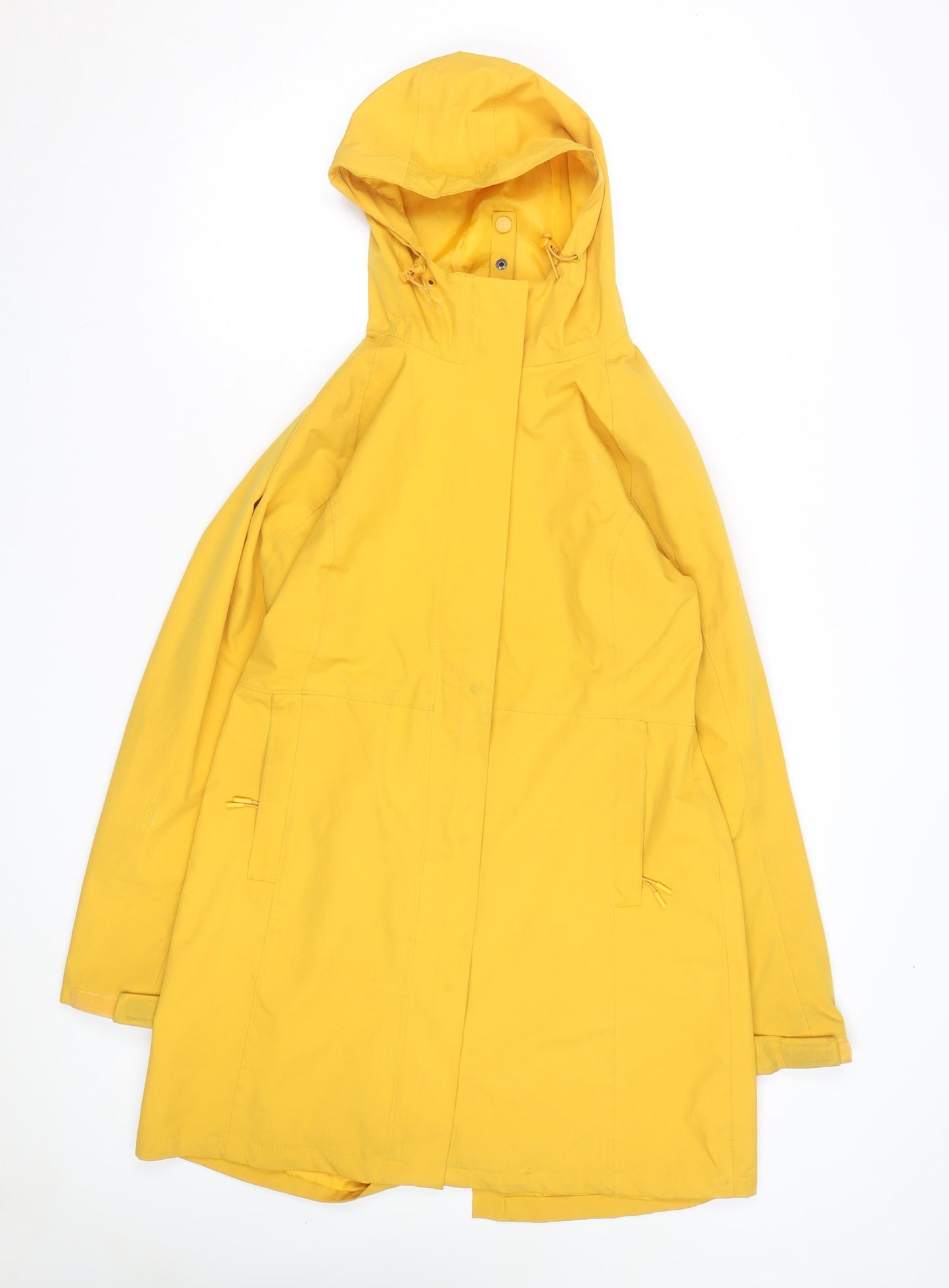 Mountain Warehouse Women’s Yellow Waterproof Rain Coat Size 12