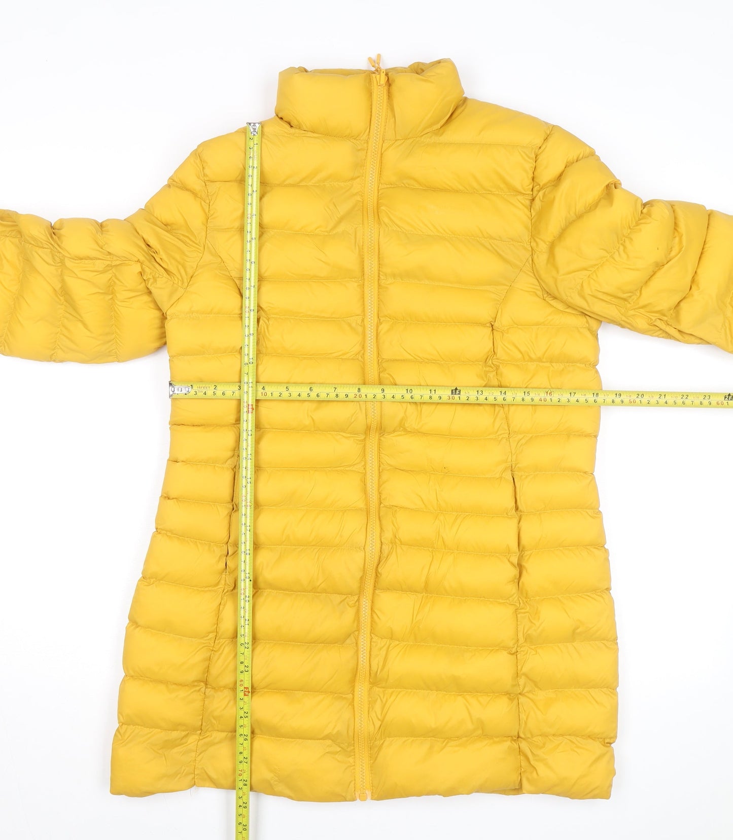 Mountain Warehouse Women’s Yellow Long Puffer Coat Size 12