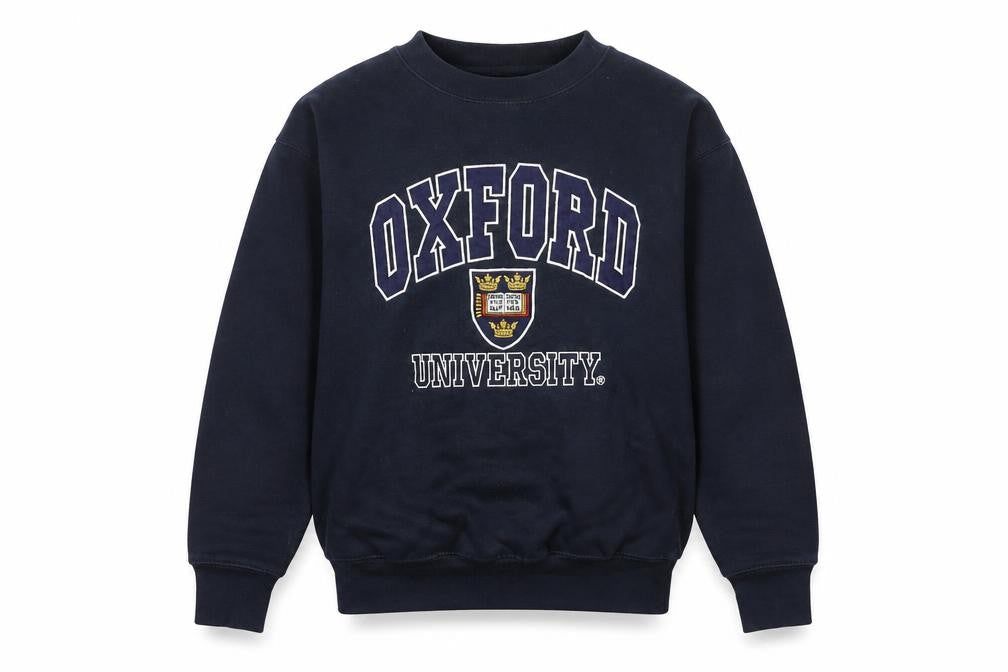 Oxford University Men’s Blue XS Pullover Sweatshirt