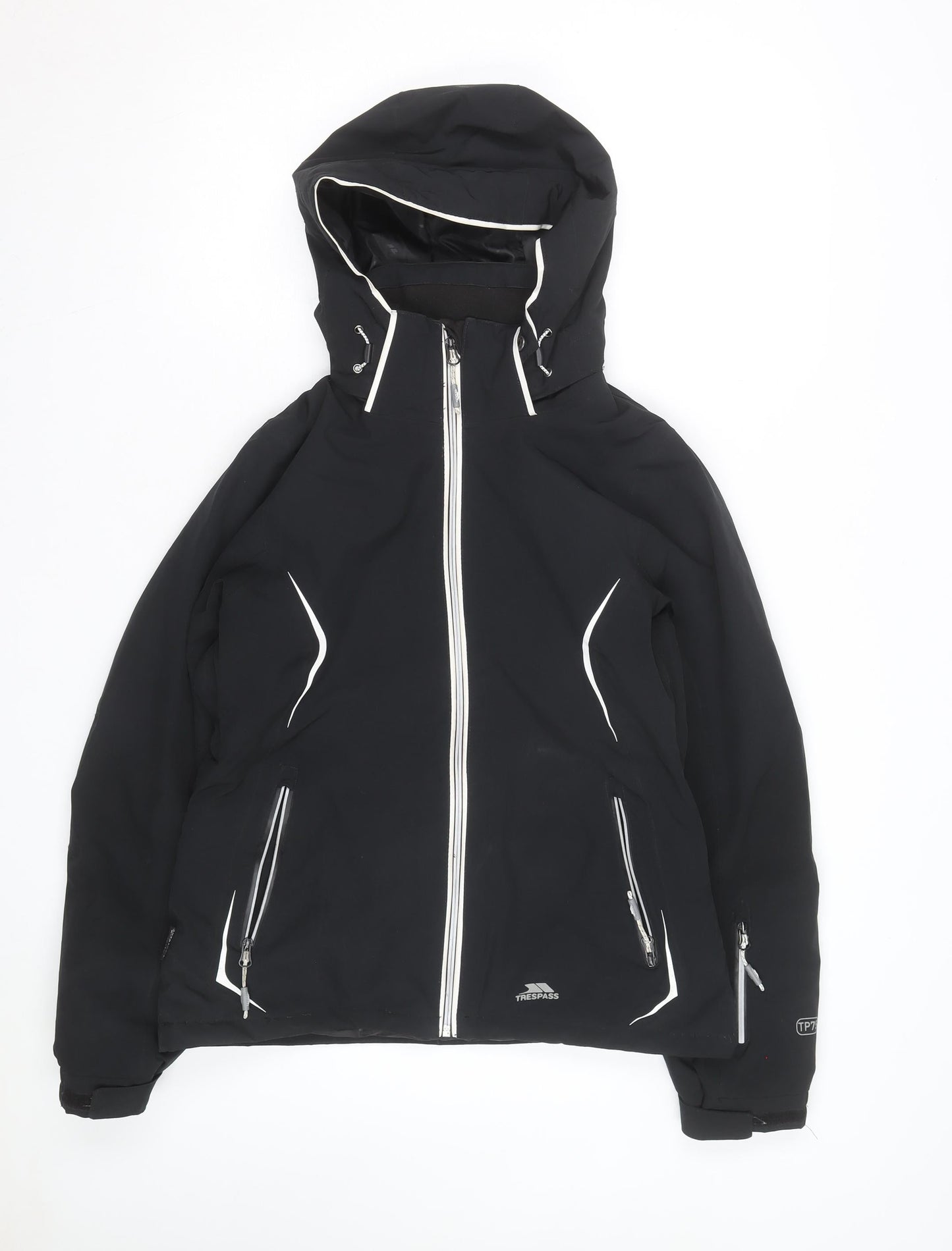 Trespass Men's Black Softshell Waterproof Hooded Jacket Size M