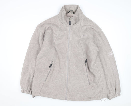 Mountain Pass Men's Beige Fleece Full Zip Jacket Size L