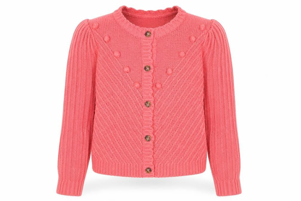Marks and Spencer Per Una Women's Pink Cable Knit Cardigan S