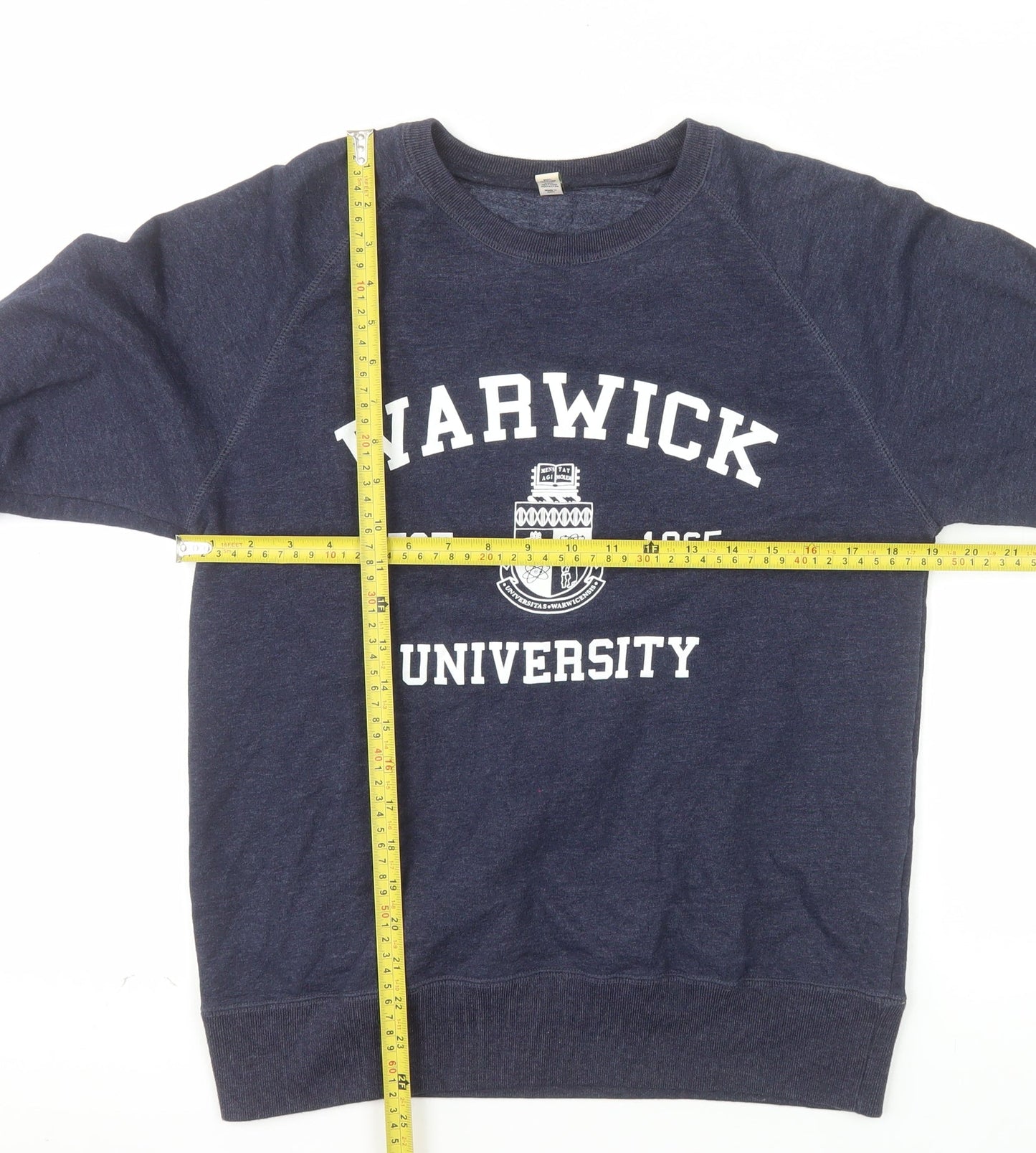 Salvage Men's Blue Warwick University Pullover Sweatshirt S