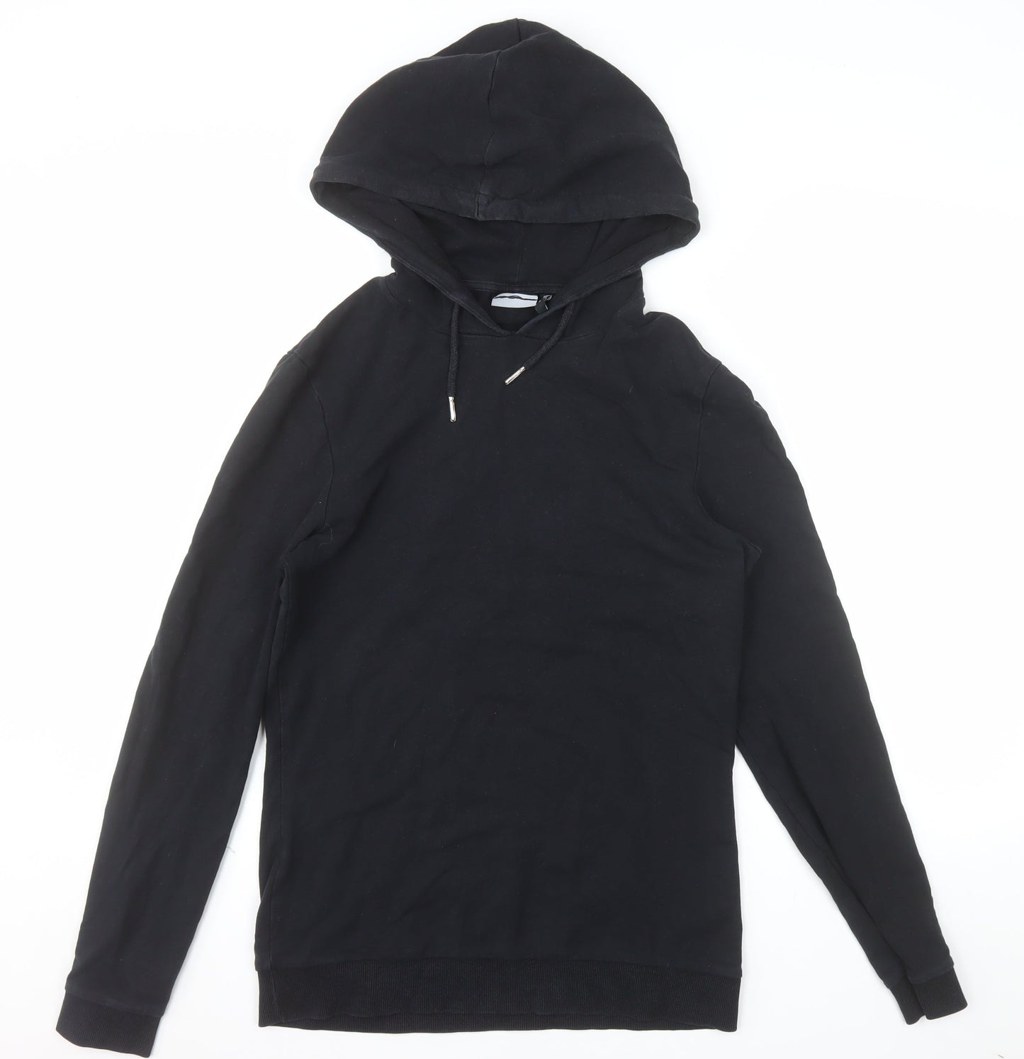 ASOS DESIGN Women's Black Pullover Hoodie Size M Cotton Blend