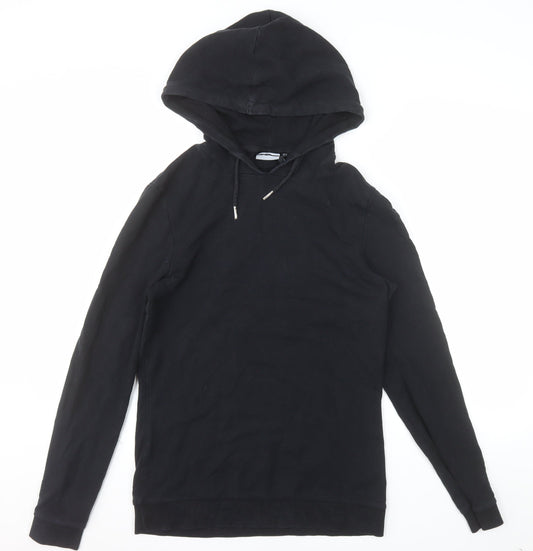 ASOS DESIGN Women's Black Pullover Hoodie Size M Cotton Blend