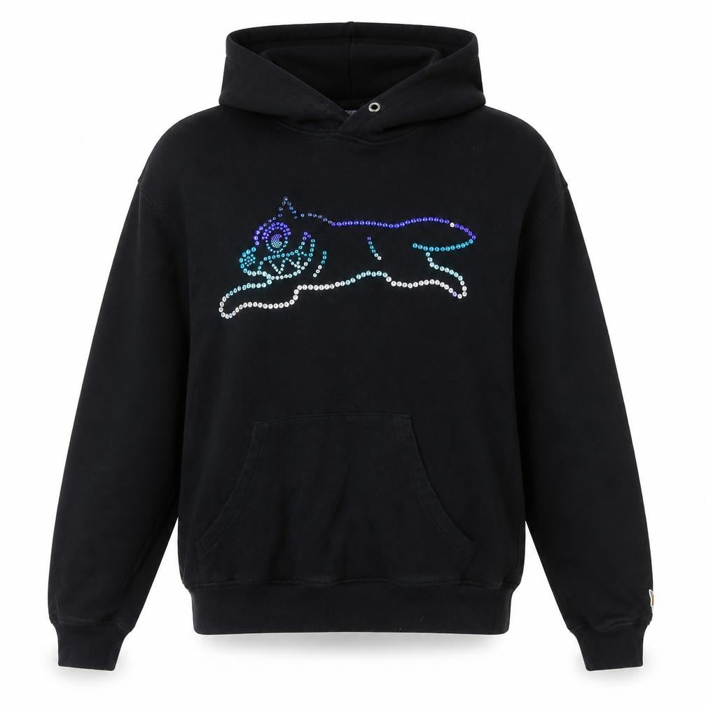 Icecream by Billionaire Boys Club Women Black M Pullover Hoodie Rhinestone Design