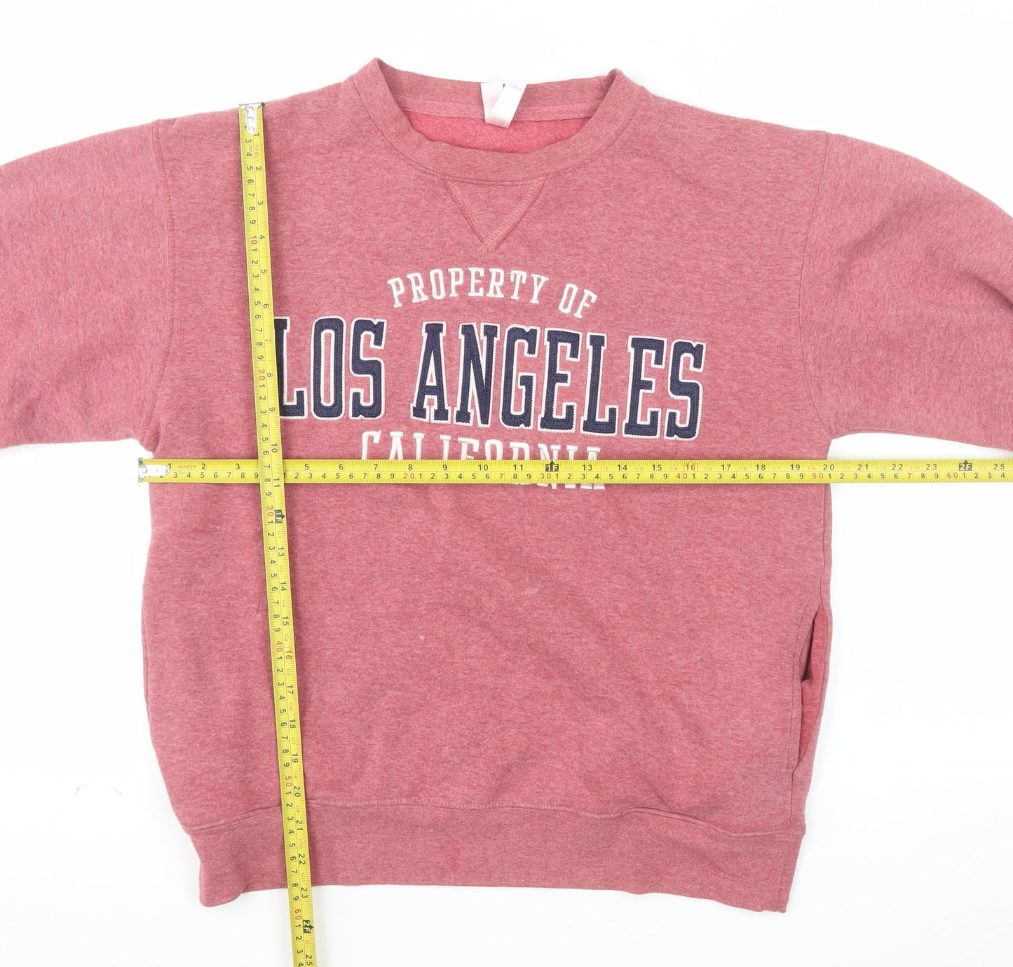 AC Sport Men's Red Los Angeles Crew Neck Sweatshirt Size S
