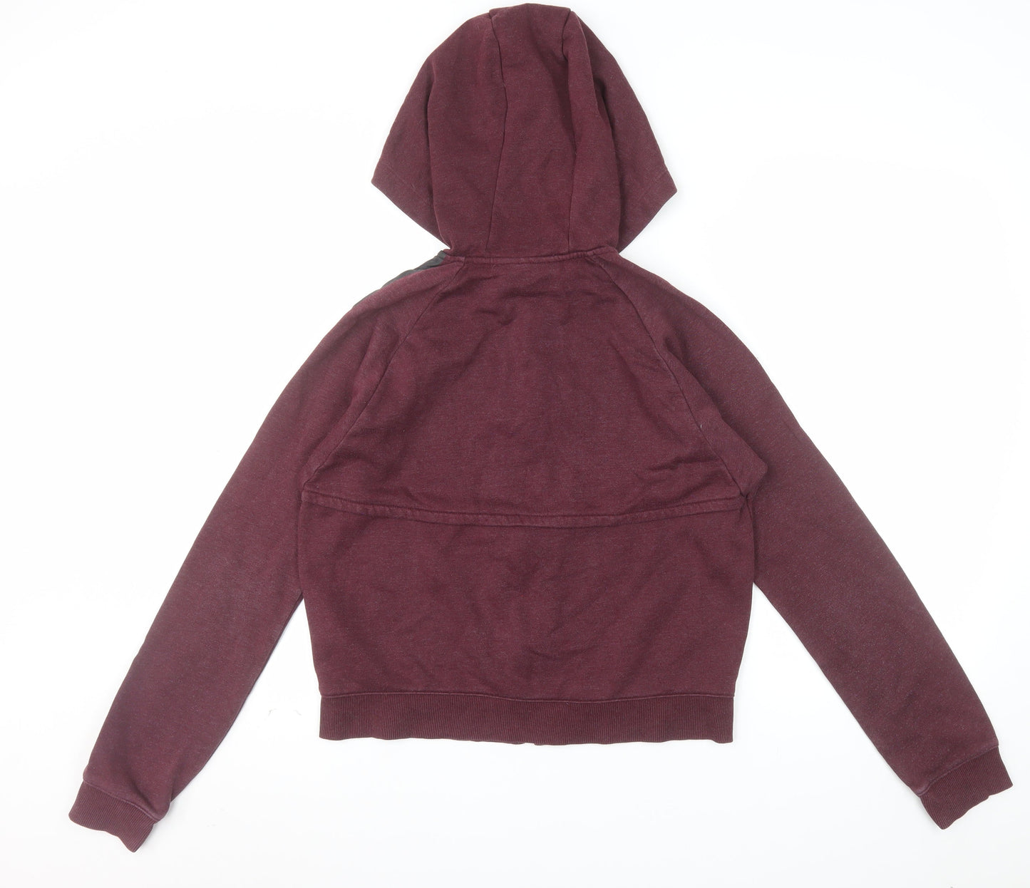 Under Armour Women Burgundy Full Zip Hoodie Size S Relaxed Fit