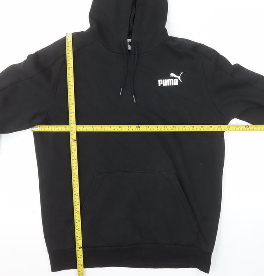 Puma Men's Black Pullover Hoodie M Regular Fit Sportswear