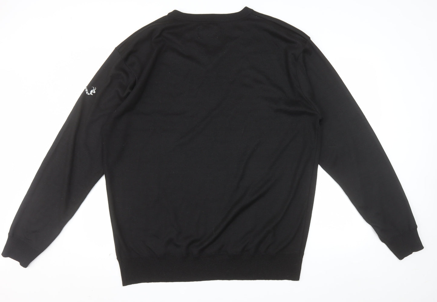 Woodworm Men’s Black 3XL V-Neck Golf Pullover Jumper