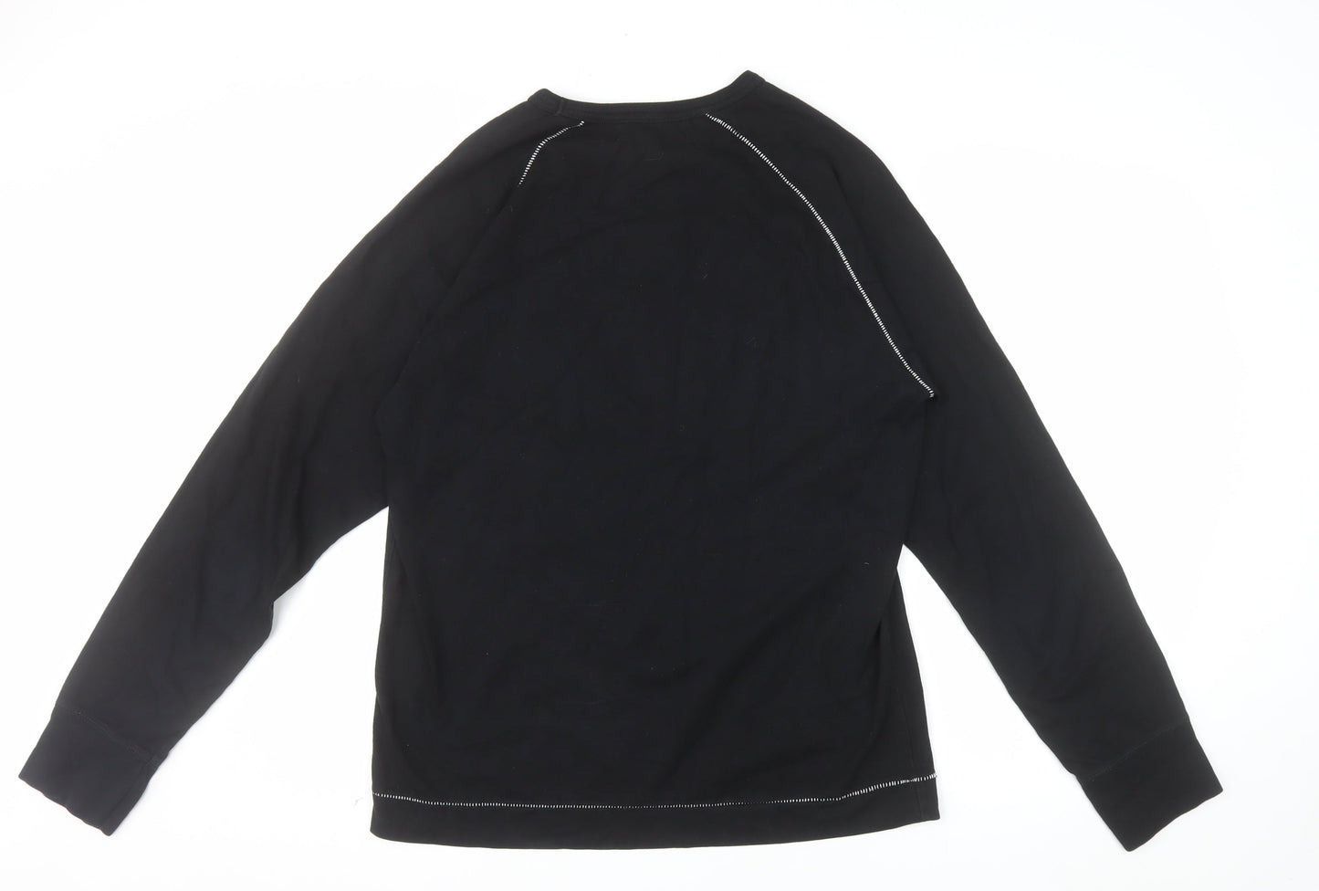 Jack & Jones Men's Black Olympic Games Pullover Sweatshirt M
