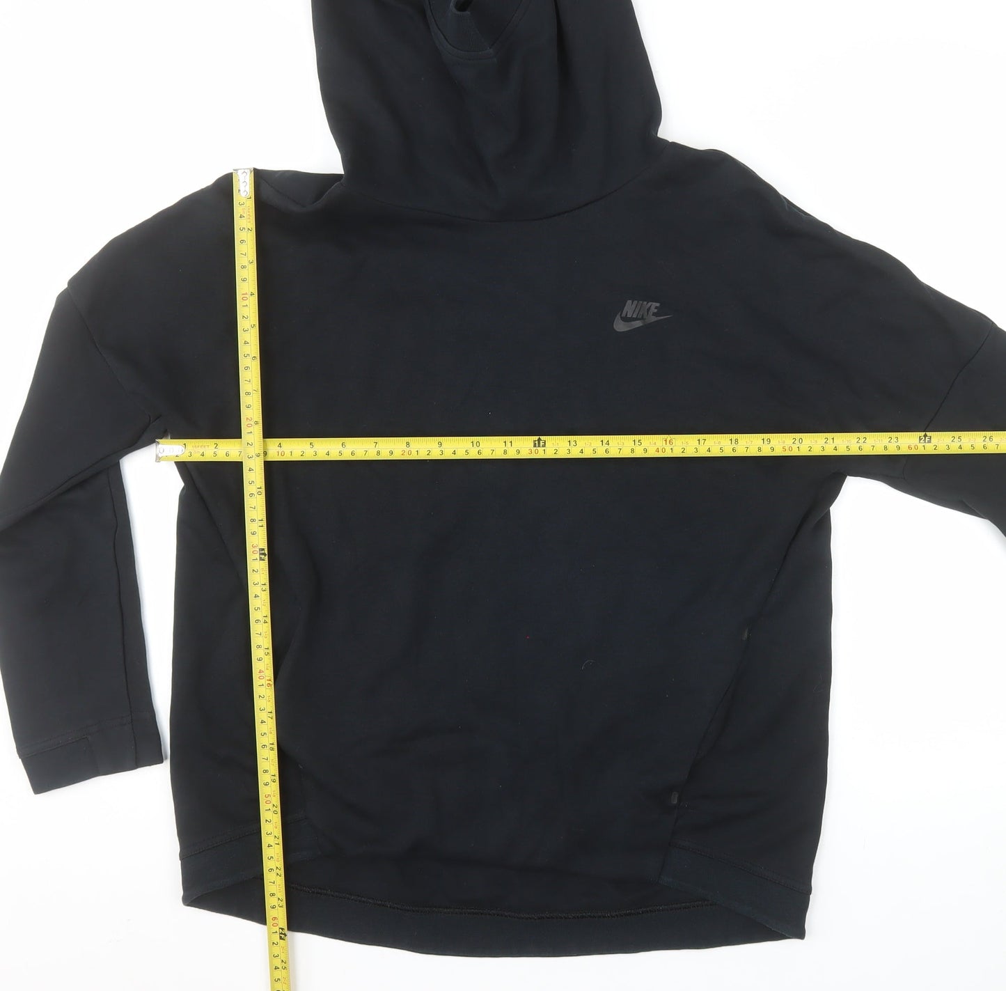 Nike Men's Black Pullover Hoodie Medium Regular Fit Sportswear