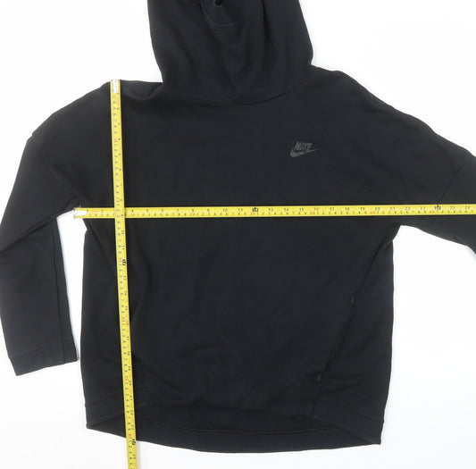 Nike Men's Black Pullover Hoodie Medium Regular Fit Sportswear