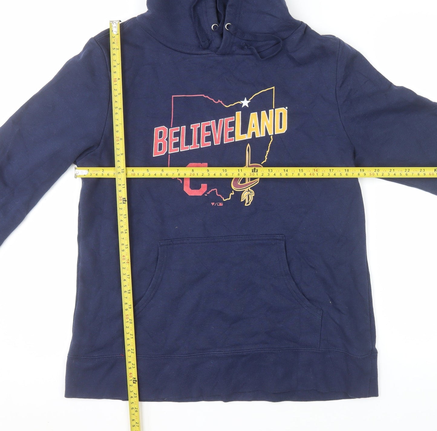 Fanatics Men’s Blue BelieveLand Pullover Hoodie Size L