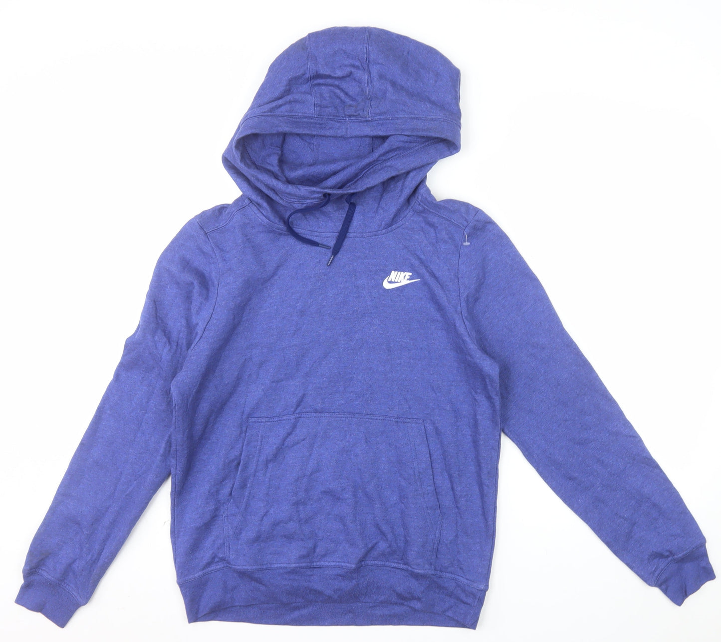 Nike Men's Blue Small Pullover Hoodie Sweatshirt Logo Sportswear