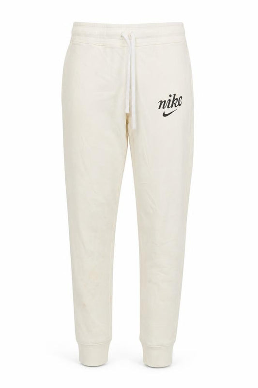 Nike Women's Ivory Jogger Trousers XS Cotton Fleece Activewear