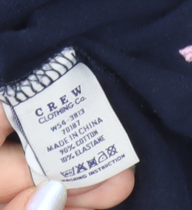 Crew Clothing Co. Women's Blue Long Sleeve Polo Shirt Size 12