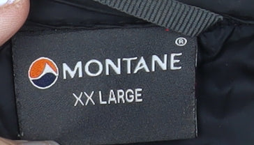 Montane Men’s Black 2XL Puffer Down Jacket Hooded Lightweight Outdoor