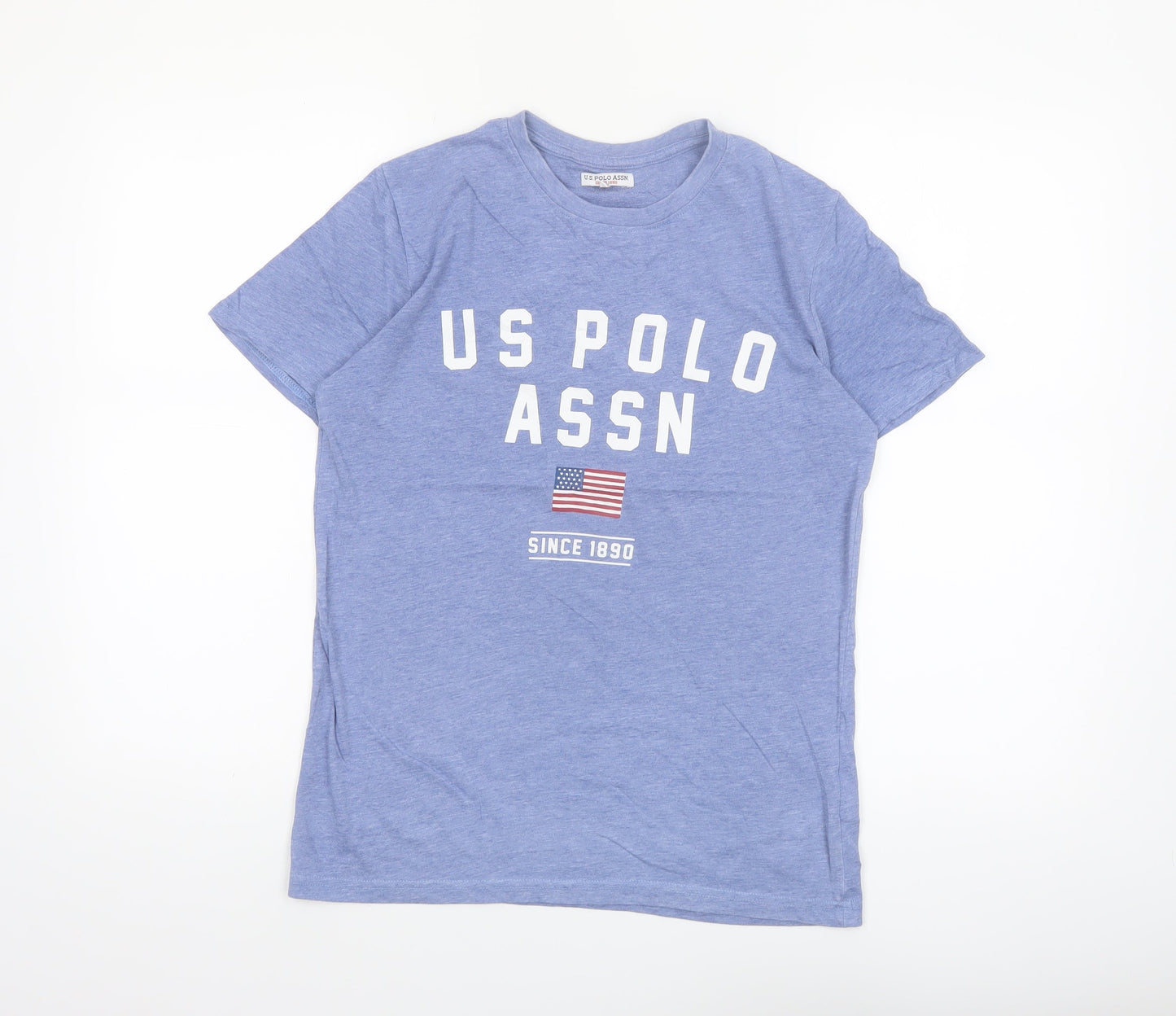 U.S. Polo Assn. Boys Blue Graphic Logo T-Shirt 14-15 Years