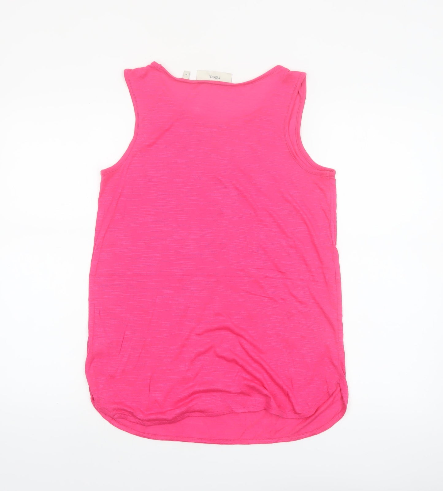 Next Women's Pink Studded Sleeveless Tank Top Size 10