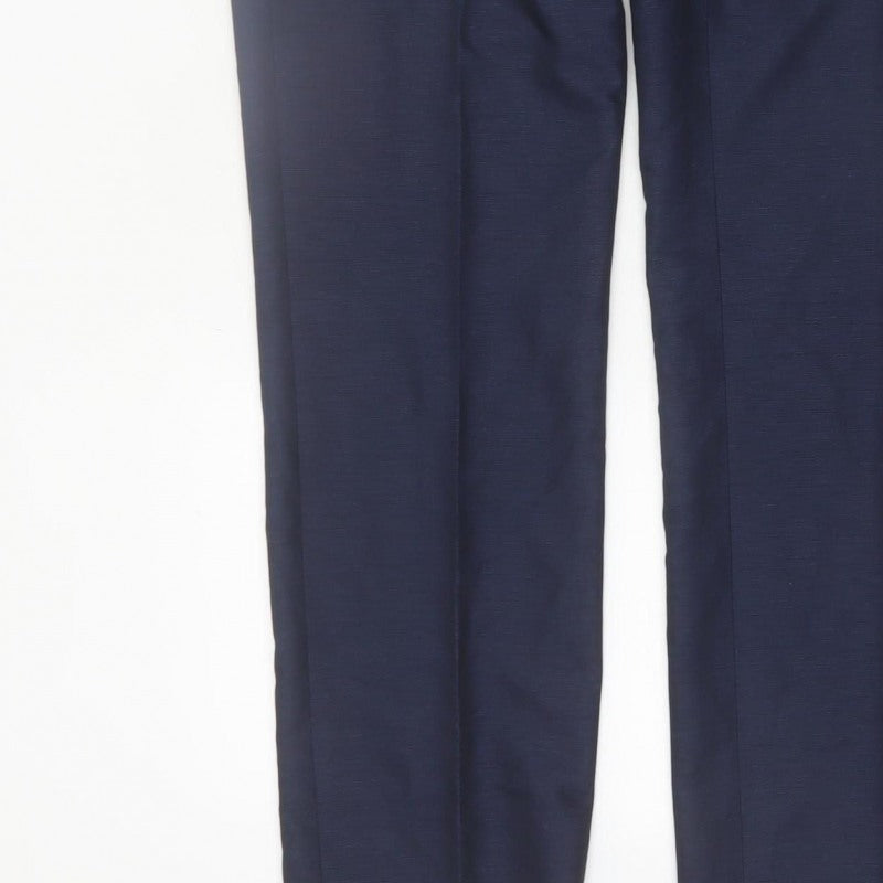 Additional view of Taylor & Wright Men's Blue 34L Dress Pants Formal Trousers