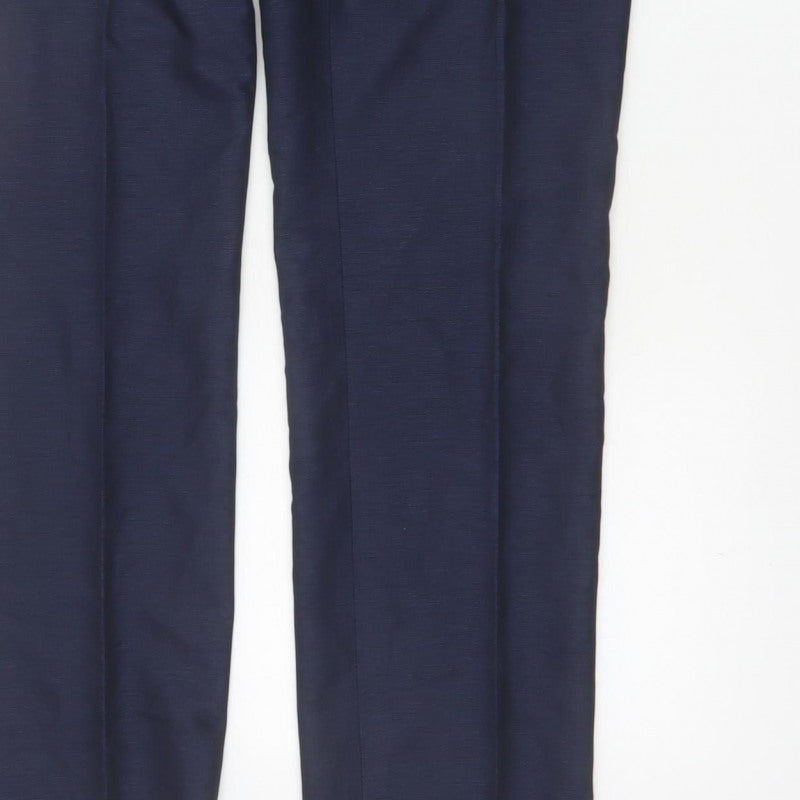 Additional view of Taylor & Wright Men's Blue 34L Dress Pants Formal Trousers