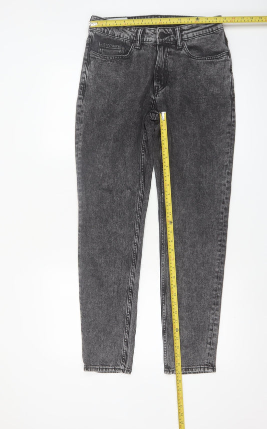 H&M Men's Grey Regular Tapered Denim Jeans 30W 32L