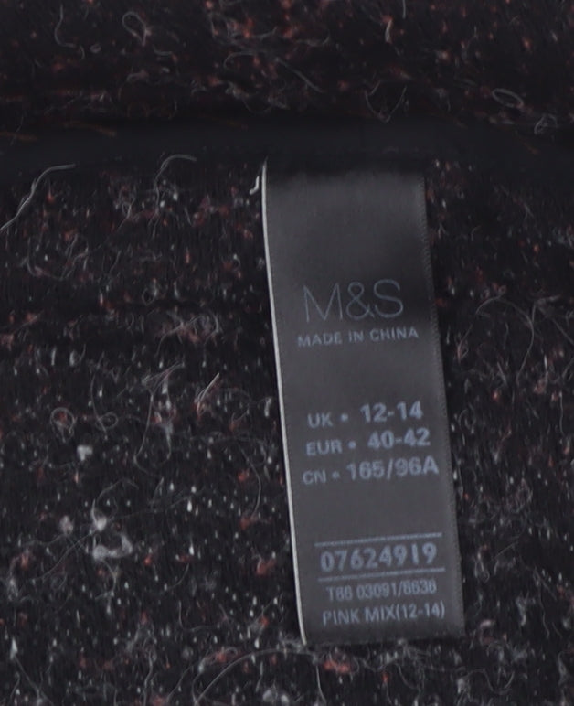 Marks and Spencer Women’s Multicoloured Size 12-14 Wool Blend Cape