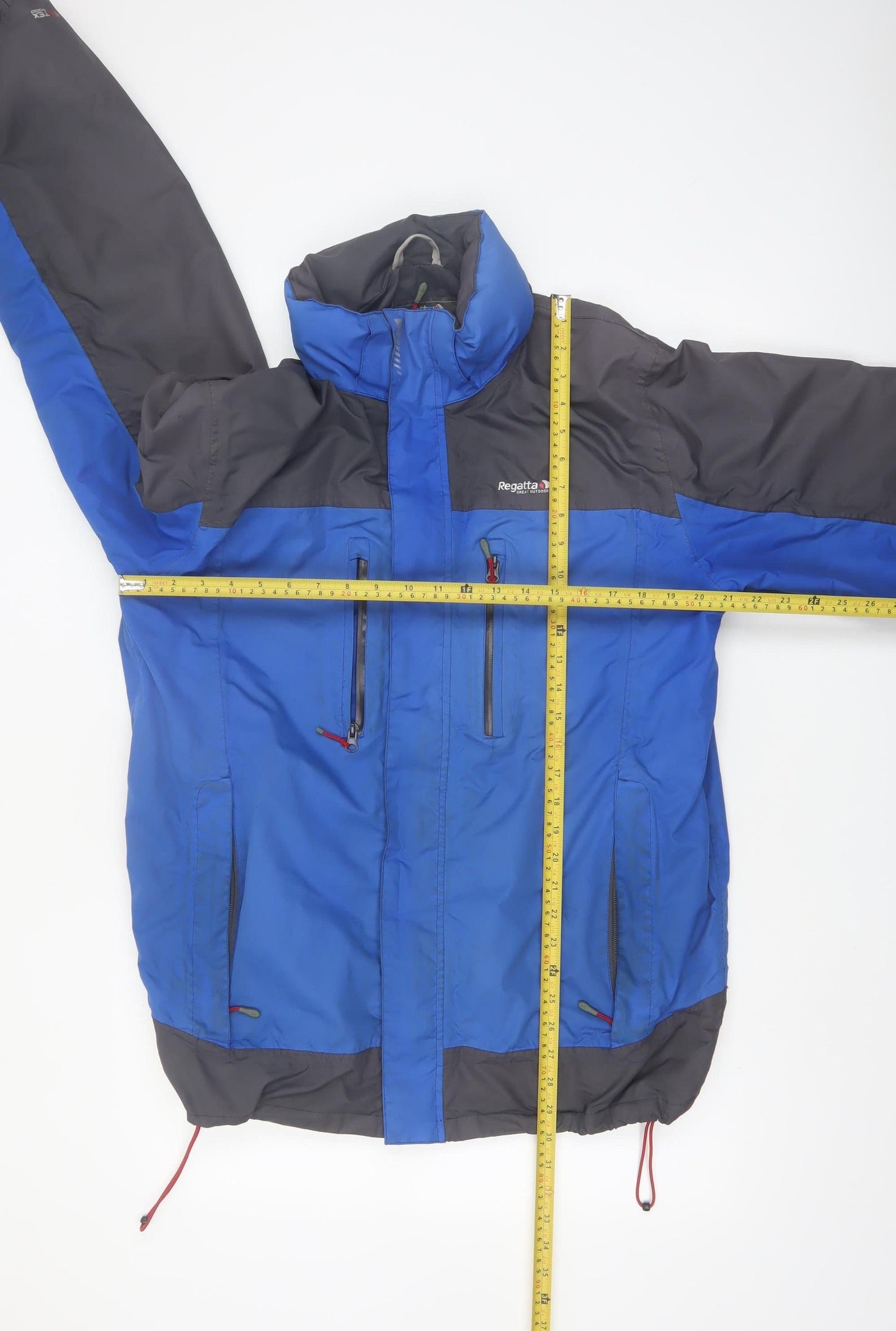 Regatta Men's Blue Waterproof Hiking Jacket L Taped Seams Windproof