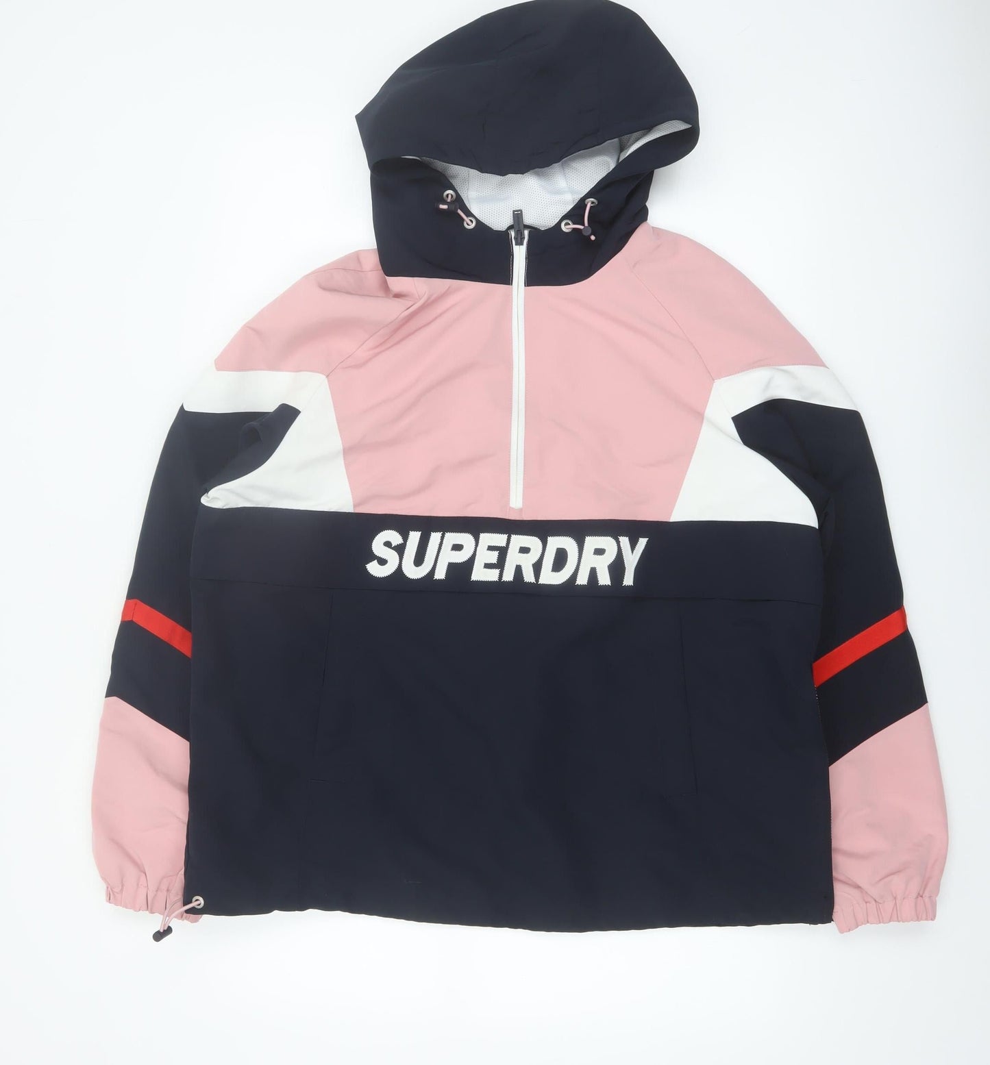 Superdry Women's Multicoloured Hooded Anorak Jacket UK 14