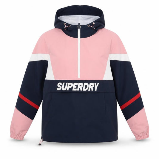 Superdry Women's Multicoloured Hooded Anorak Jacket UK 14