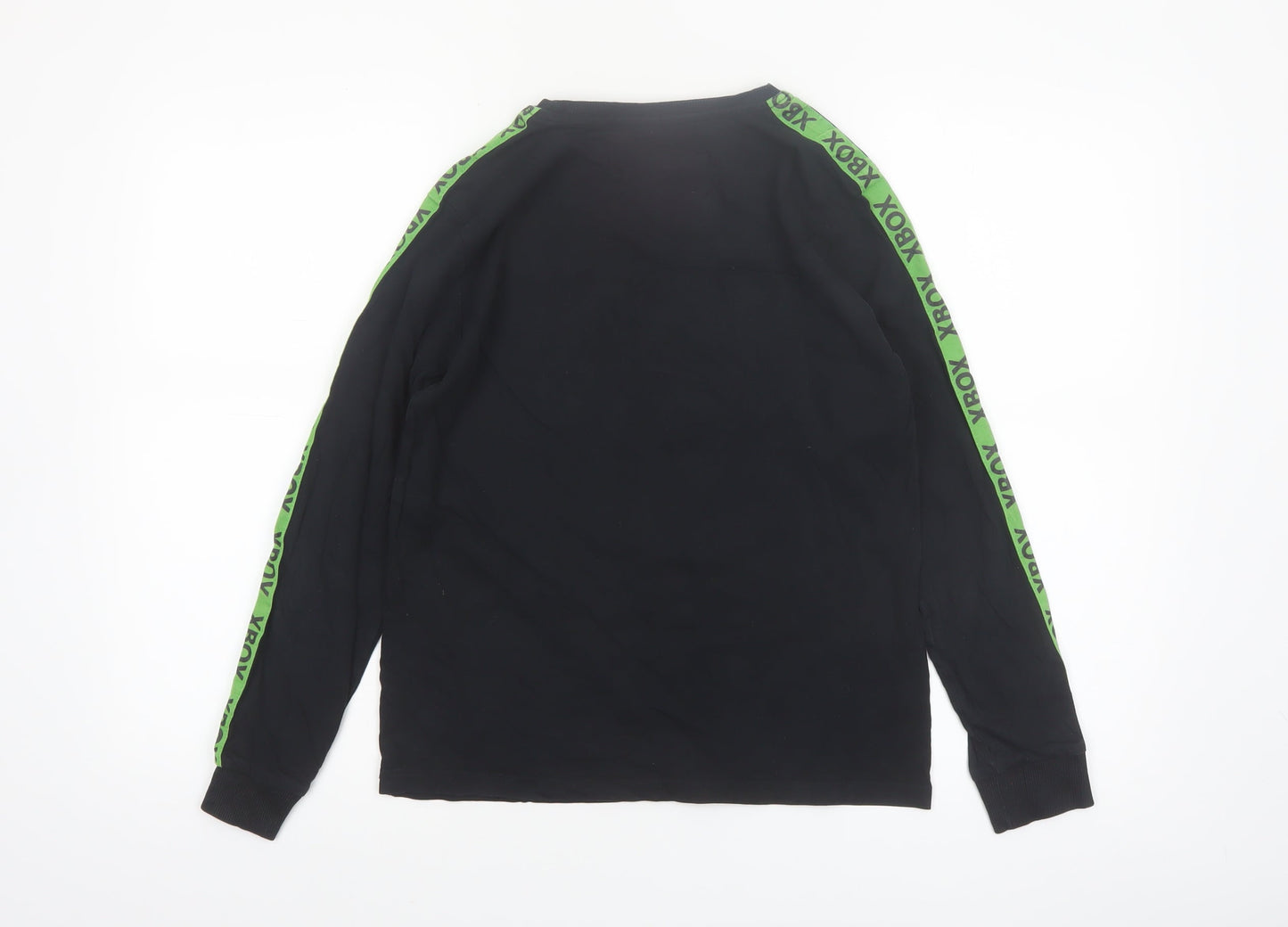 Next Boys Black Xbox Long Sleeve Cotton T-Shirt 12 Years