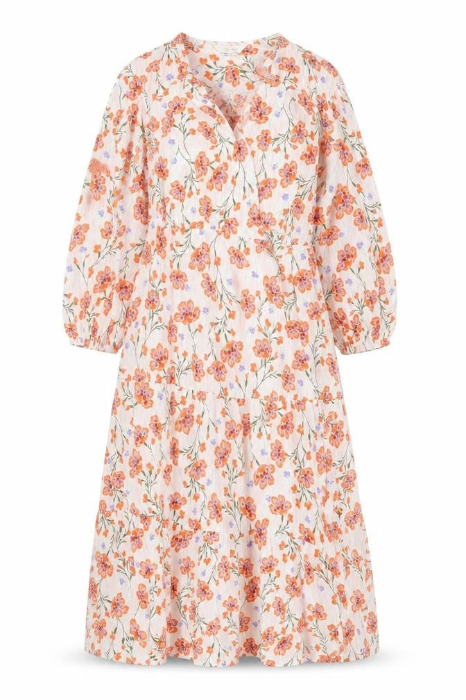 Marks & Spencer Per Una Women's Multicoloured Floral Midi A-Line Dress Size 6