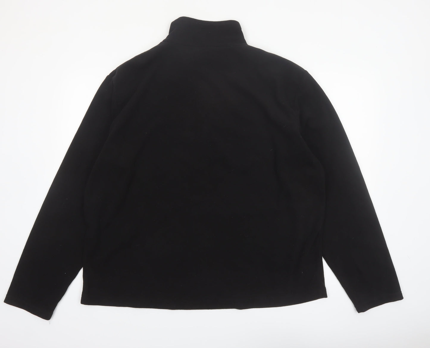 Regatta Men's Black 2XL Fleece 1/4 Zip Pullover Sweatshirt