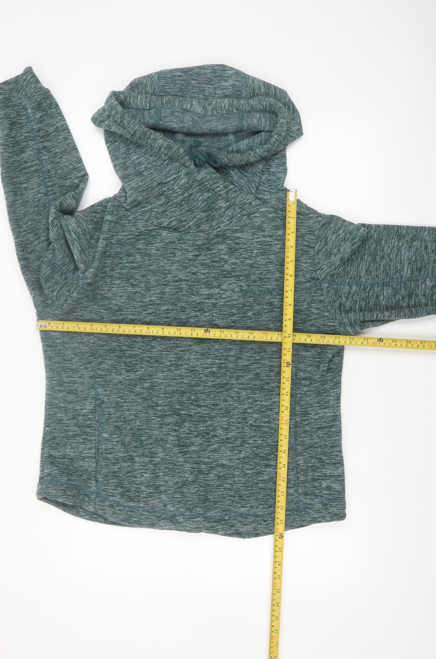 Regatta Great Outdoors Women’s Green Pullover Hoodie UK 16 Polyester