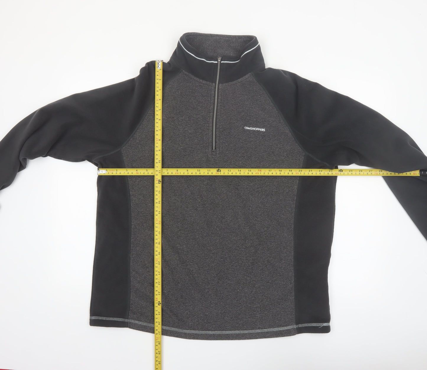 Craghoppers Mens Grey 2XL Fleece Half Zip Pullover Sweatshirt