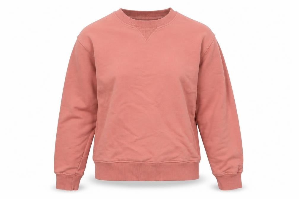 Marks & Spencer Womens Pink Cotton Pullover Sweatshirt Size S