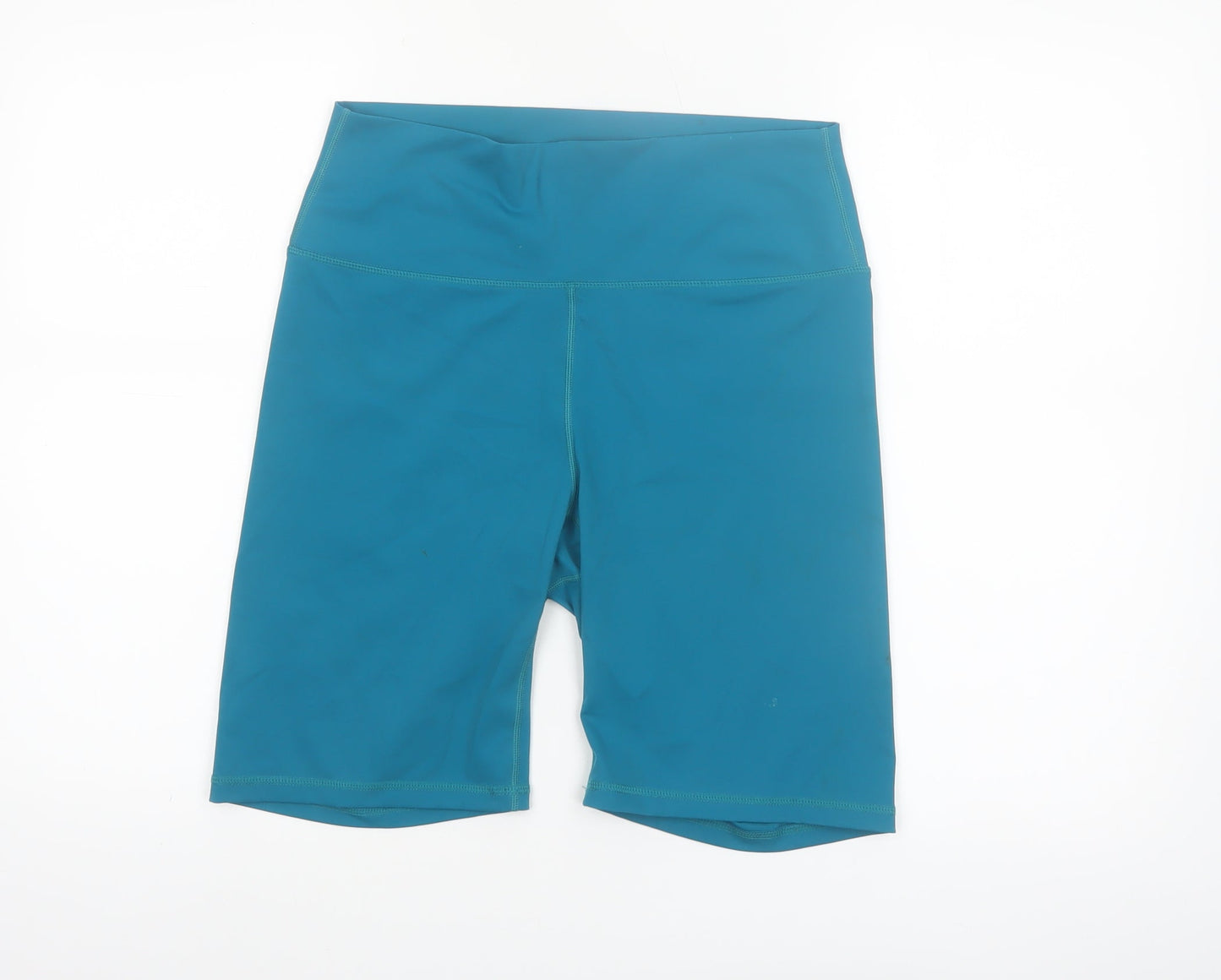 Dunnes Stores Women Teal Biker Activewear Shorts Size L